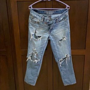 Size 6 Boy crop AEO jeans